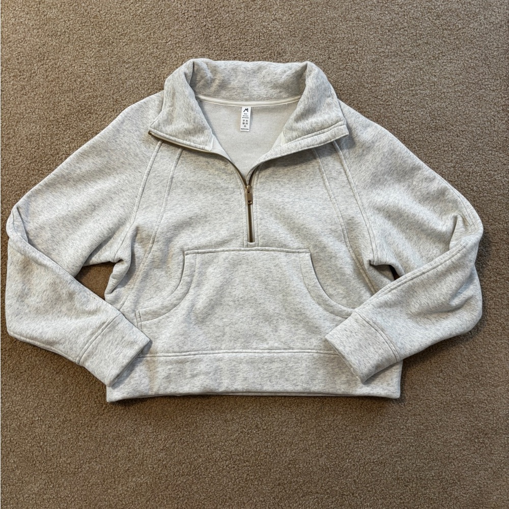 Gym People Half Zip Fleece Pullover Size Medium